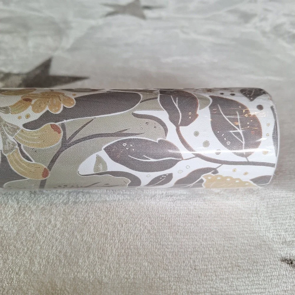 Light Green Floral Wallpaper Peel & Stick Removable Cottagecore 16.1 x 393.7